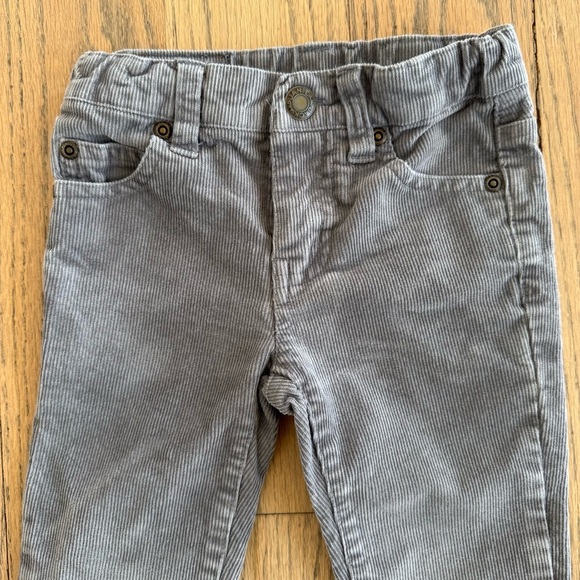 Janie and Jack Little Boys Gray Corduroy Pants Size 3 - Picture 2 of 13